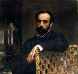 Portrait of the Artist Isaak Ilyich Levitan, 1893
